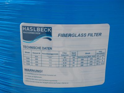 Klarwasser Filter inklusive